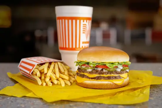 Whataburger double-cheeseburger meal