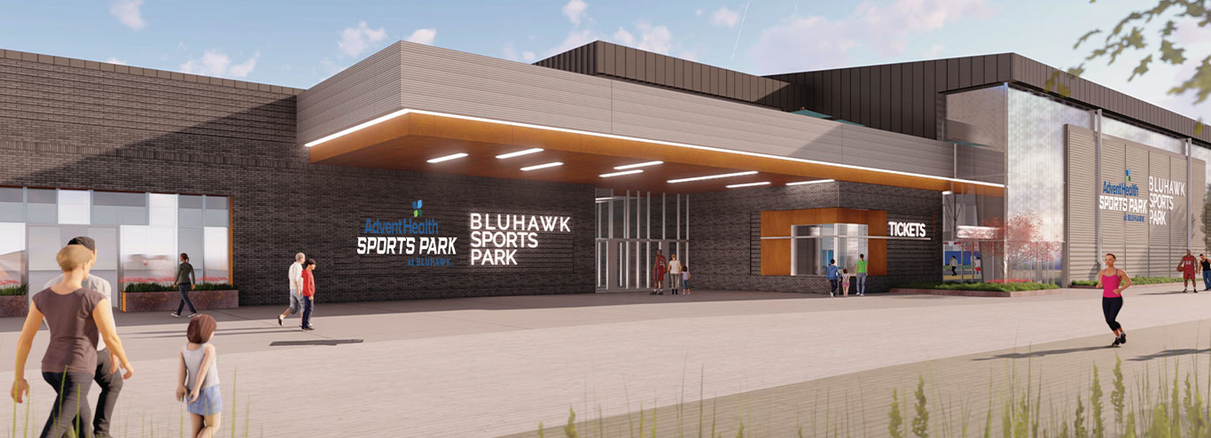 Rendering of Bluhawk Sports Park