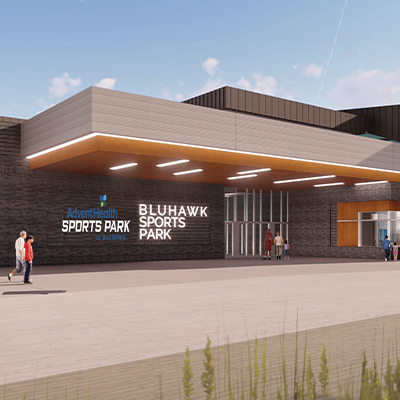 Bluhawk Sports Park entrance