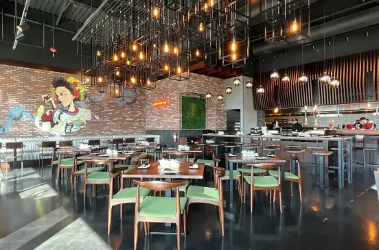 Jinya Ramen Bar interior at Bluhawk
