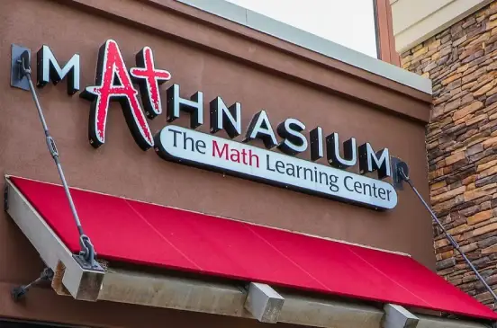 Mathnasium exterior sign at Bluhawk